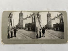 2 Sided Steroview Card Mexico City 1905 Fountain And School Of Correction