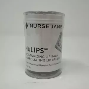 NURSE JAMIE NuLips RX Moisturizing Lip Balm + Exfoliating Brush - New in Box - Picture 1 of 3