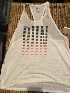 NWT / $32 ~ Reebok RE TANK Mesh Back / Large - Picture 1 of 5