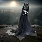 Ooak Repaint Monster High Doll Catty Noir Black Hair Custom Made Dark Goth