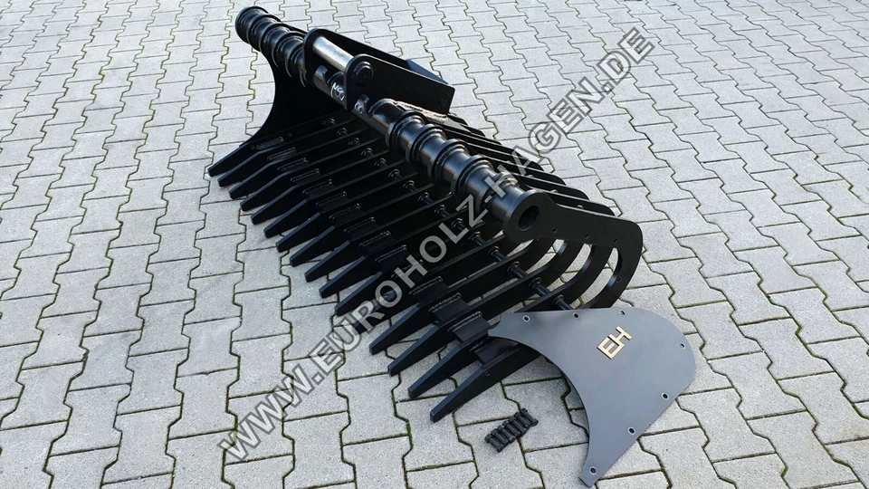 EH Harke Sieblöffel passend für MS03 1400 mm Wurzelrechen Bagger 5-7,5 t - Bild 1 von 4