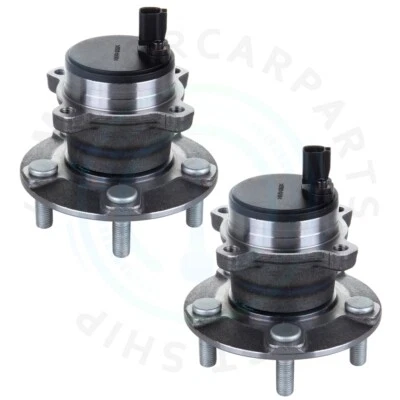 2x Buje de cojinete de rueda trasera con ABS 5 tacos para Volvo C30 C70 2006-13 2 puertas 2,5 l Foto 1 de 4