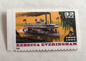 Single 32c US Postage Stamps 1996 Scott #3094 Riverboats Rebecca Everingham MNH - Picture 1 of 1