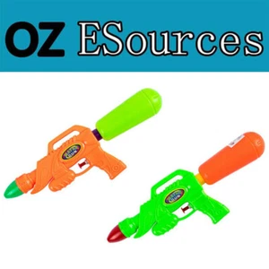 2 pcs Summer Fun Durable and Sturdy 32cm Kids Toy Water Gun Blasters Beach Pool - Picture 1 of 10