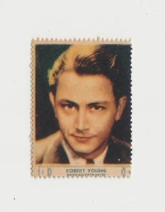 Francobollo stella schermo nazionale Robert Young 1932 - retro pulito - E5 - stella del cinema - Foto 1 di 2
