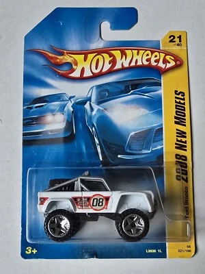 Hot Wheels Ford Bronco 2008 new models long card  - Image 1 of 2