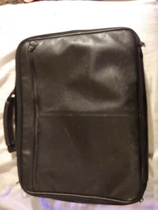 Bytes Korchmar Tasche echt schwarz Leder Laptop Aktentasche Soft Shell Case - Bild 1 von 3