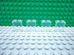 Lego 4 Trans Clear 1x2x2 Pannello da parete castello NUOVO - Foto 1 di 1