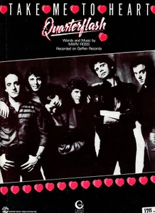 1983 Sheet Music ~ TAKE ME TO HEART ~ Quarterflash ~ NEW Vintage! - Picture 1 of 1