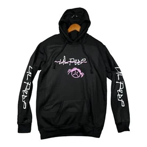 Sudadera con Capucha Lil Peep Come Over When You're Sober Negra Hip Hop Talla M - Imagen 1 de 3