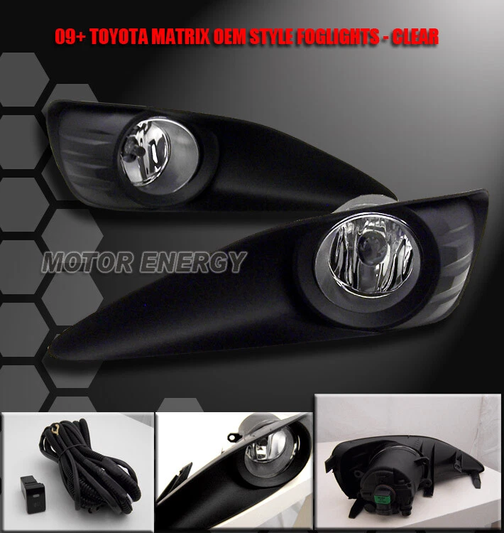 09-13 KIT FAROS ANTINIEBLA CROMADOS PARAGOLPES TOYOTA MATRIX BASE WAGON 4 PUERTAS JDM Foto 1 de 1