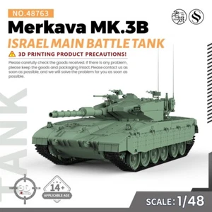 SSMODEL SS48763 1/48 Military Model Kit Israel Merkava MK.3B Main Battle Tank - Picture 1 of 5