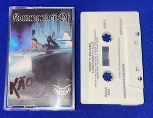 vintage Wendy O'Williams (Plasmatics) Kommander of Kaos CASSETTE TAPE TESTED - Imagen 1 de 2