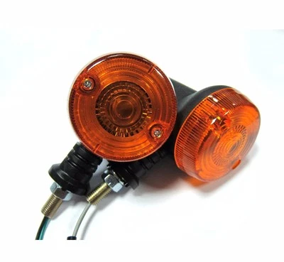 2X For Kawasaki KLR650 KL650A KLR600 KL600A KL600B Rear Turn Signals Europe type - Image 1 of 2