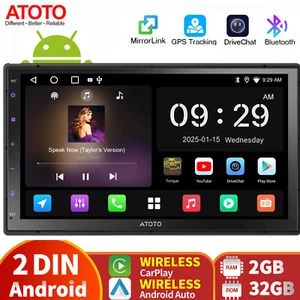 Radio Coche ATOTO A5L 7" 2 DIN Android Pantalla Táctil Inalámbrico CarPlay Android Auto - Imagen 1 de 10