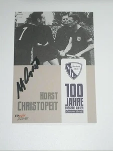 VfL Bochum Horst Christopeit Autogramm Unterschrift Fußball an der Castroper - Bild 1 von 1