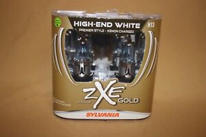 Sylvania Silverstar ZXE GOLD H13 Pair Set Headlight Bulbs Xenon Fueled NEW