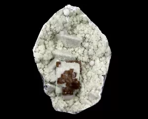 Minerales de cuarzo okenita girrolita girrolita natural India #I 58 - Imagen 1 de 5