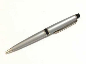 WATERMAN BALLPOINT PEN SILVER COLOR USED - Picture 1 of 4