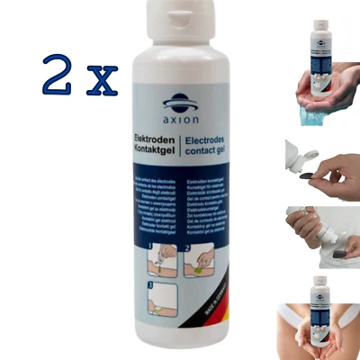 Elektroden Kontakt-Gel für TENS EMS Pads EEG EKG hautfreundlich leitfähig-2x250g - Bild 1 von 4