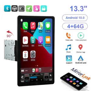 13.3'' Double Din Car Stereo Android Player Radio GPS Wifi BT Touch Screen 4+64G - Picture 1 of 10