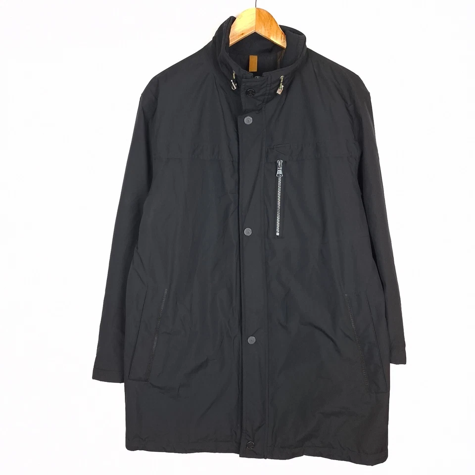 PIERRE CARDIN GORE-TEX Men Jacket Size IT52 UK42 XL Black Insulated Stand Collar - Image 1 of 4