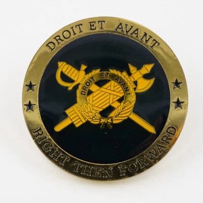 [467] U.S. Army Second Infantry Division Challenge Coin - “Right Then Forward” - Image 1 of 2