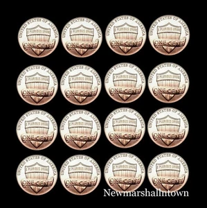 2011 2012 2013 2014 2015 2016 2017 2018 P+D Lincoln Shield Set from Bank Roll - Picture 1 of 1