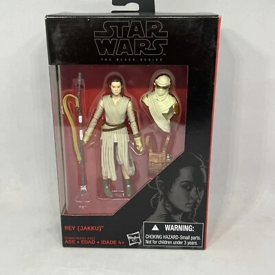 Figura de acción Star Wars Rey (Jakku) Black Series 2016 Hasbro nueva en caja 3,75 pulgadas Foto 1 de 4