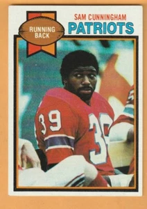 Sam Cunningham New England Patriots 1979 Topps #421 USC Trojans - Imagen 1 de 2
