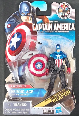 Marvel The First Avenger Heroic Age Captain America Figure #05 Bladed Shield - Image 1 of 4