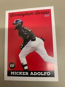 Micker Adolfo 2021 Birmingham Barons Team Card - Picture 1 of 1