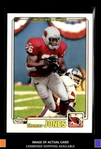 2001 Topps Chrome #111 Thomas Jones Refractors /999 Arizona Cardinals - Picture 1 of 2