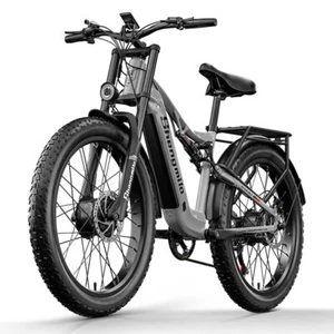 Shengmilo S600 26 Zoll Fat Tires Elektrofahrrad 48V17.5Ah E-Mountainbike 45KM/H - Bild 1 von 24