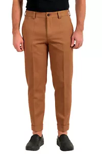 Hugo Boss Herren ""Perin1" braune Wolle Freizeithose - Bild 1 von 5
