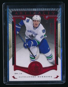 ALEXANDRE BURROWS 2015-16 ARTIFACTS RUBY #20 220/399 VANCOUVER CANUCKS