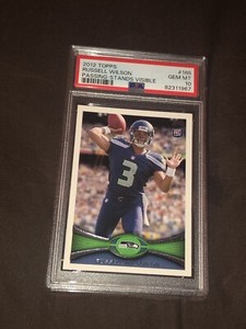 2012 TOPPS  RUSSELL WILSON RC ROOKIE #165 PSA 10 GEM MINT
