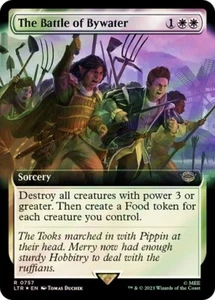 The Battle of Bywater (Extended) - NM SURGE FOIL - Lord of the Rings LTR MTG - Picture 1 of 1