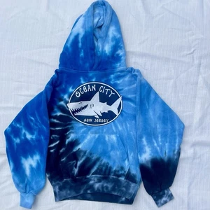 Ocean City NJ Hoodie SHARK Child’s S 6-8 Long Sleeve Pullover Sweatshirt Small - Picture 1 of 11