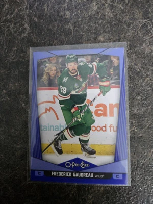 2024-25 O-Pee-Chee Blue Boarder Frederick Gaudreau Card# 146 - Image 1 of 2