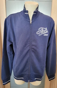 FELPA UOMO FIAT 1899 TG. XXL 54  BLU CON ZIP - 100% ORIGINALE - Imagen 1 de 10