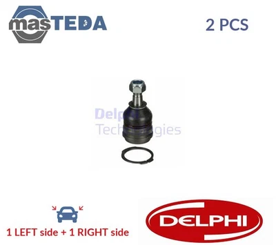 TC3717 SUSPENSION BALL JOINT PAIR FRONT UPPER DELPHI 2PCS NEW OE REPLACEMENT - Image 1 of 4