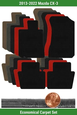 Juego de alfombrillas Lloyd Custom Velourtex para Mazda CX-3 2013-2022 (4 piezas) #WBB Foto 1 de 4