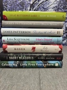 Lot Of 7 Hardcover Romance Contemporary Fiction Books - Picture 1 of 3