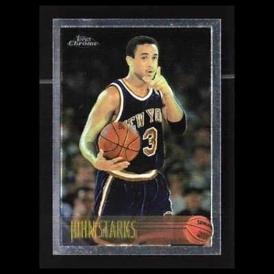 Tarjeta de baloncesto John Starks #36 1996-97 Topps cromada New York Knicks NBA Foto 1 de 4