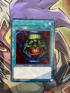 LOB-DE119 Topf der Gier Rare Unbegrenzte Auflage NM Yugioh Karte - Bild 1 von 2
