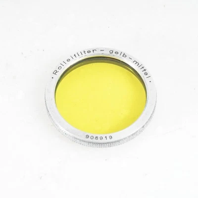 :Rollei Genuine Rolleiflex Rolleifilter Yellow Bay 1 R1 B&W Contrast Filter - Image 1 of 2