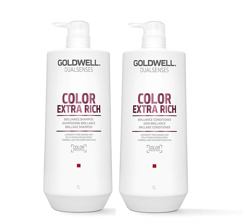 Goldwell Dualsenses Color Extra Rich Brilliance Shampoo & Conditioner Duo 33.8oz - Image 1 of 1