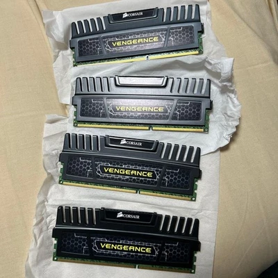 CORSAIR VENGEANCE CMZ16GX3M4A1600C9 DDR3 16GB/4GBx2 x2 set Untested - Image 1 of 4