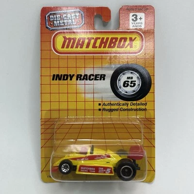 Vintage 1990s Matchbox Diecast MB 65 Indy  Goodyear Valvoline Racer #5 *New  MOC - Image 1 of 4